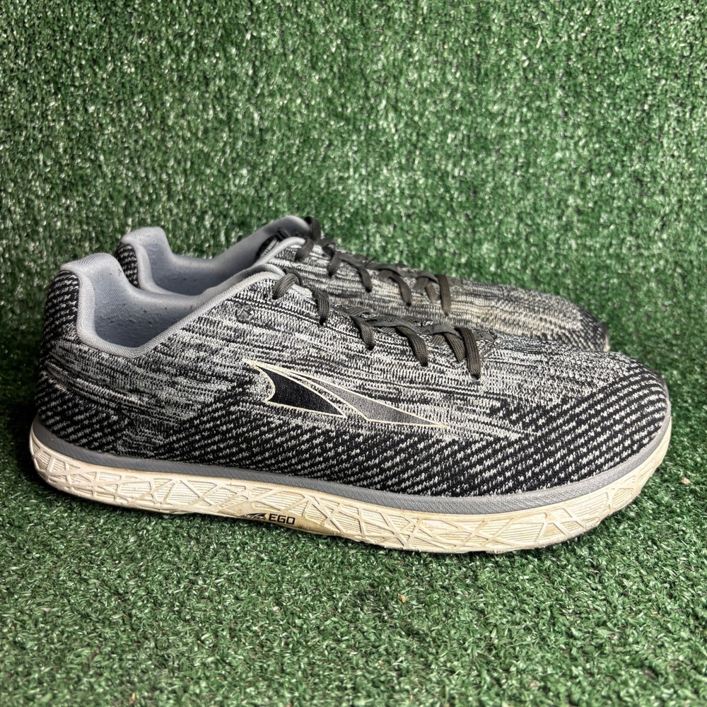 Altra Escalante 2 Zero Drop Knit Athletic Running Shoes Black Gray Mens Size 11
